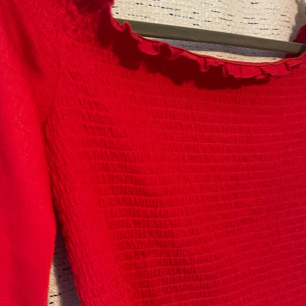 Red Crop Top - Picture 2 of 4